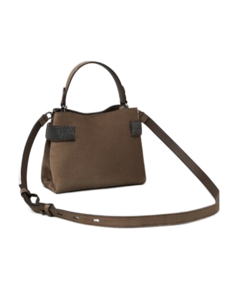 BRUNELLO CUCINELLI SUEDE TOTE BAG 