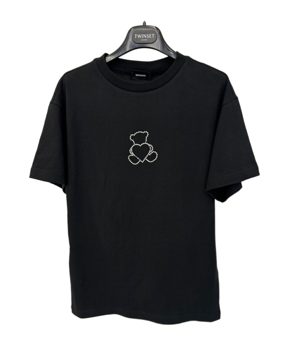 We11 Done Short-sleeved T-shirt In Black