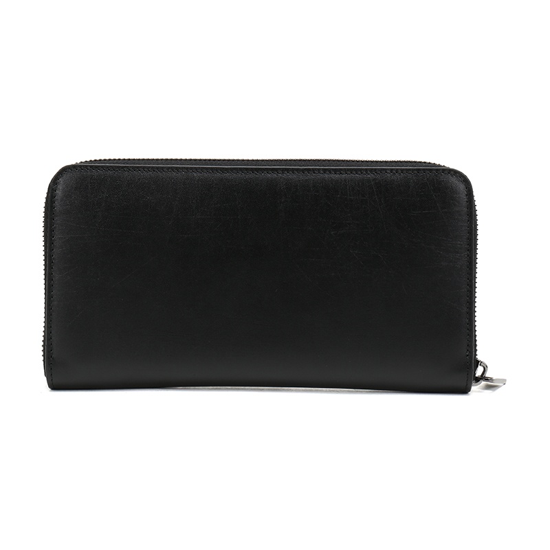 Dior Logo Wallet In Black