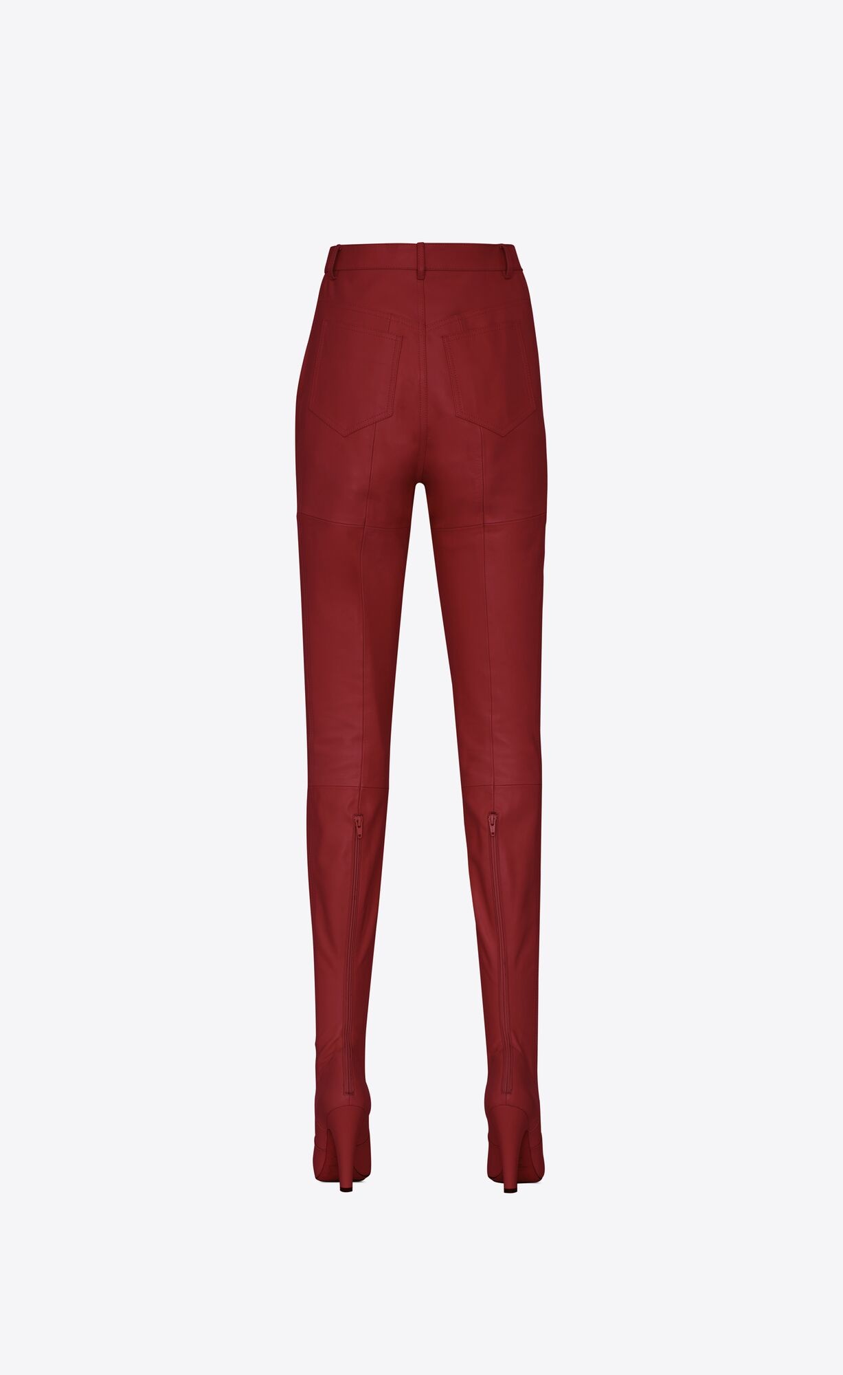 Saint Laurent Skinny Leather Pantaboots