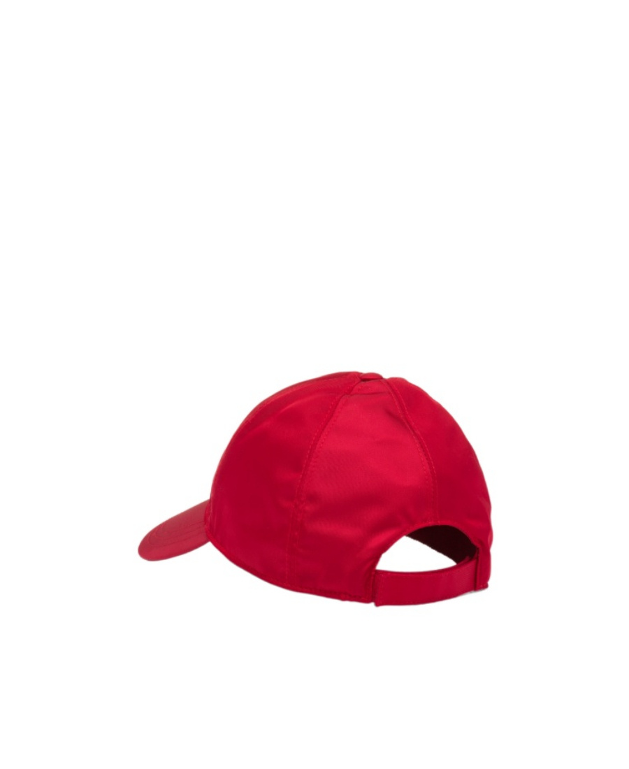 Prada Re-nylon Baseball Cap In Red
