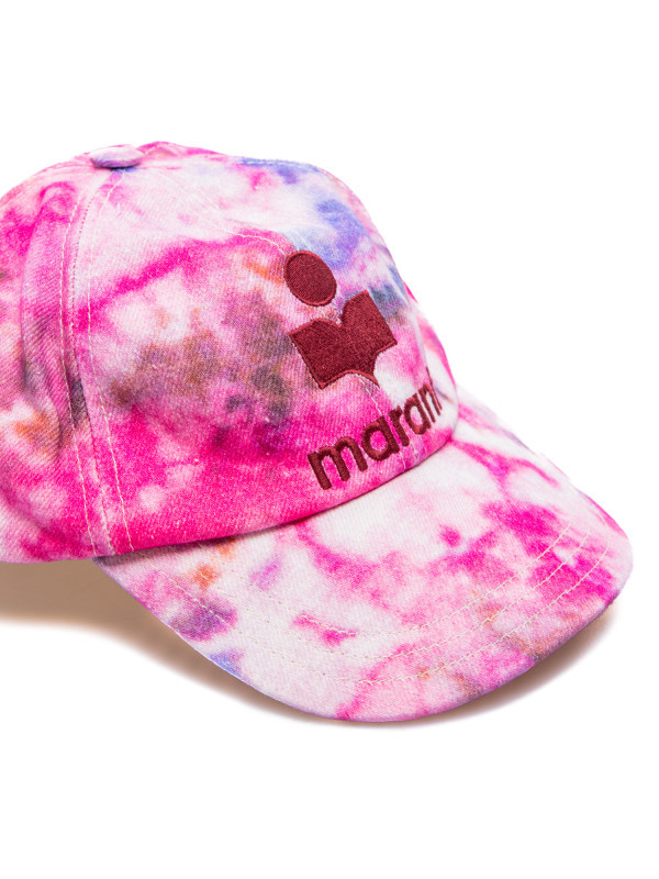 Isabel Marant Tyron Logo Embroidered Baseball Cap In Pink