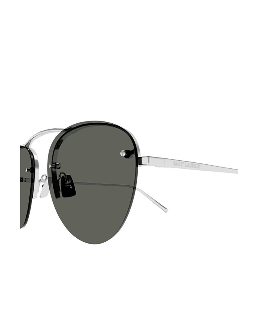 Saint Laurent Sl 575 Round-frame Sunglasses In Black