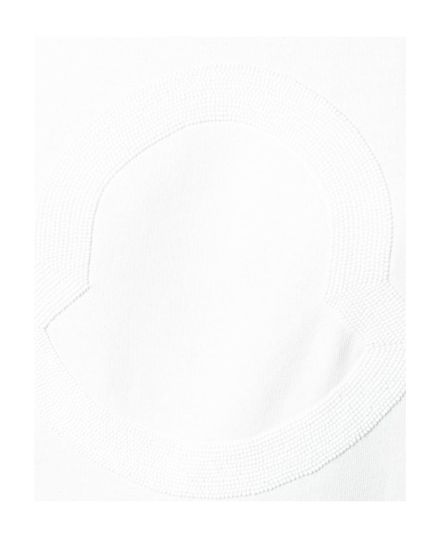 Moncler Logo Details Sweater In White