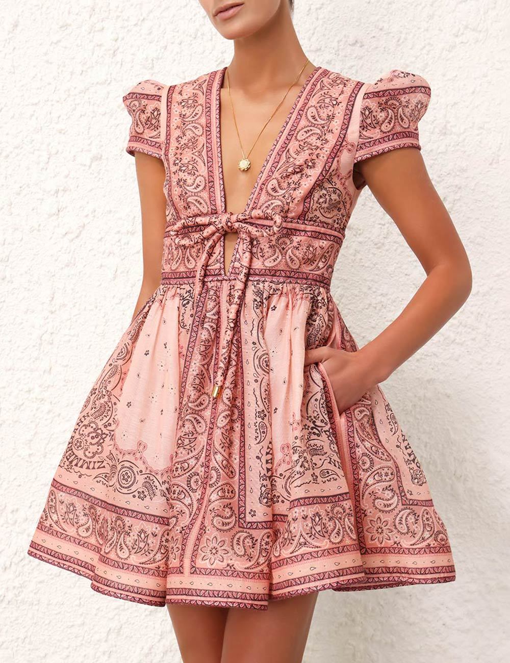 Zimmermann Dresses In Pink