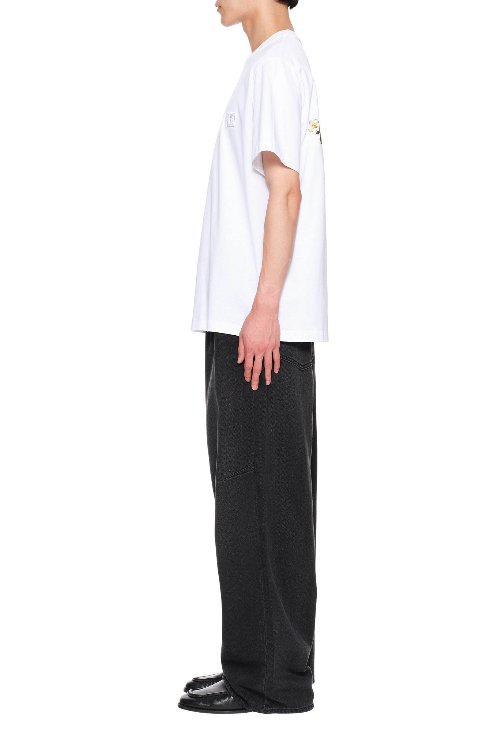 Wooyoungmi Graphic Short-sleeved T-shirt In White