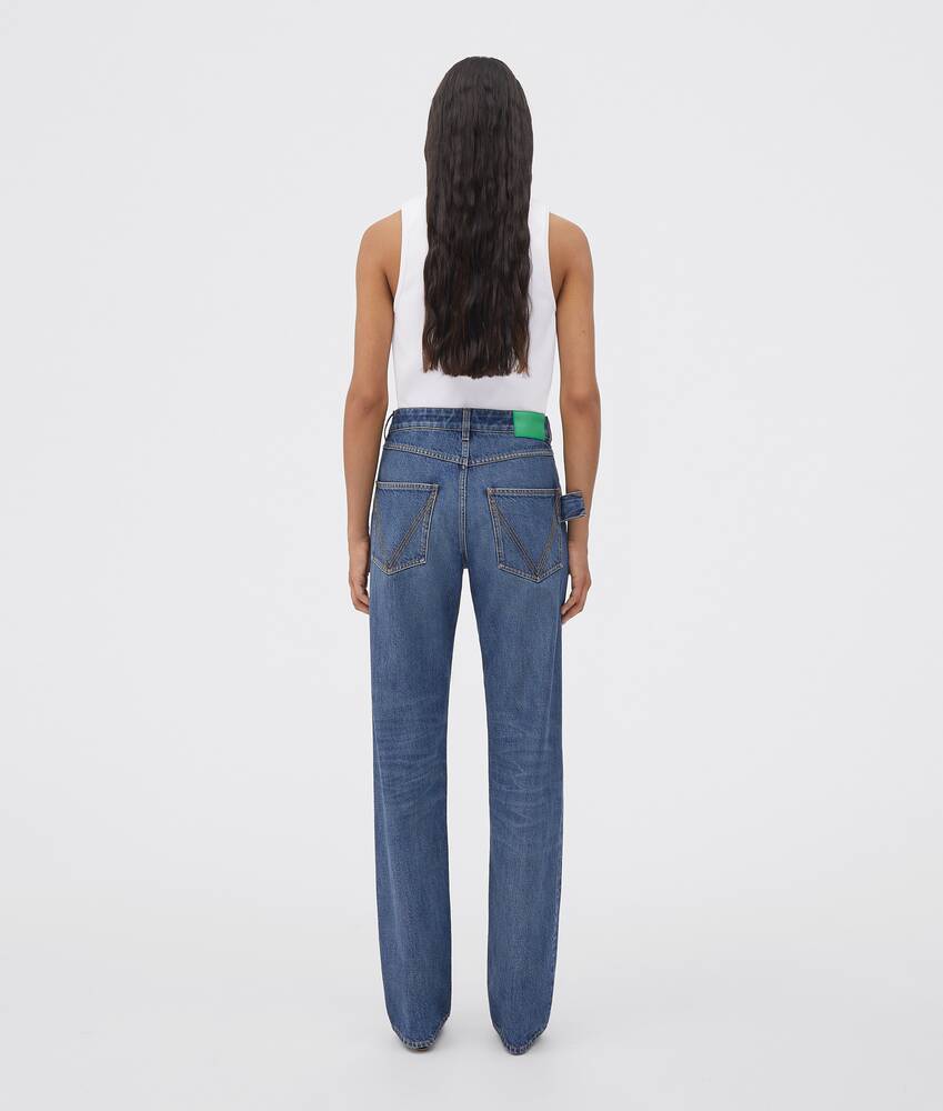 BOTTEGA VENETA HIGH-RISE STRAIGHT-LEG JEANS 