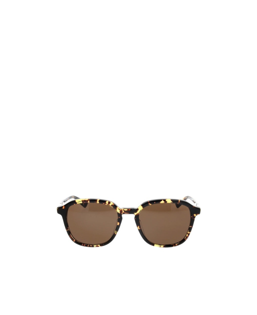 Bottega Veneta Logo Sunglasses In Brown