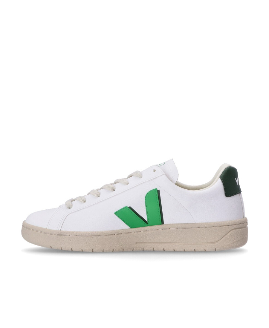Shop Veja Urca Faux-leather Sneakers In White