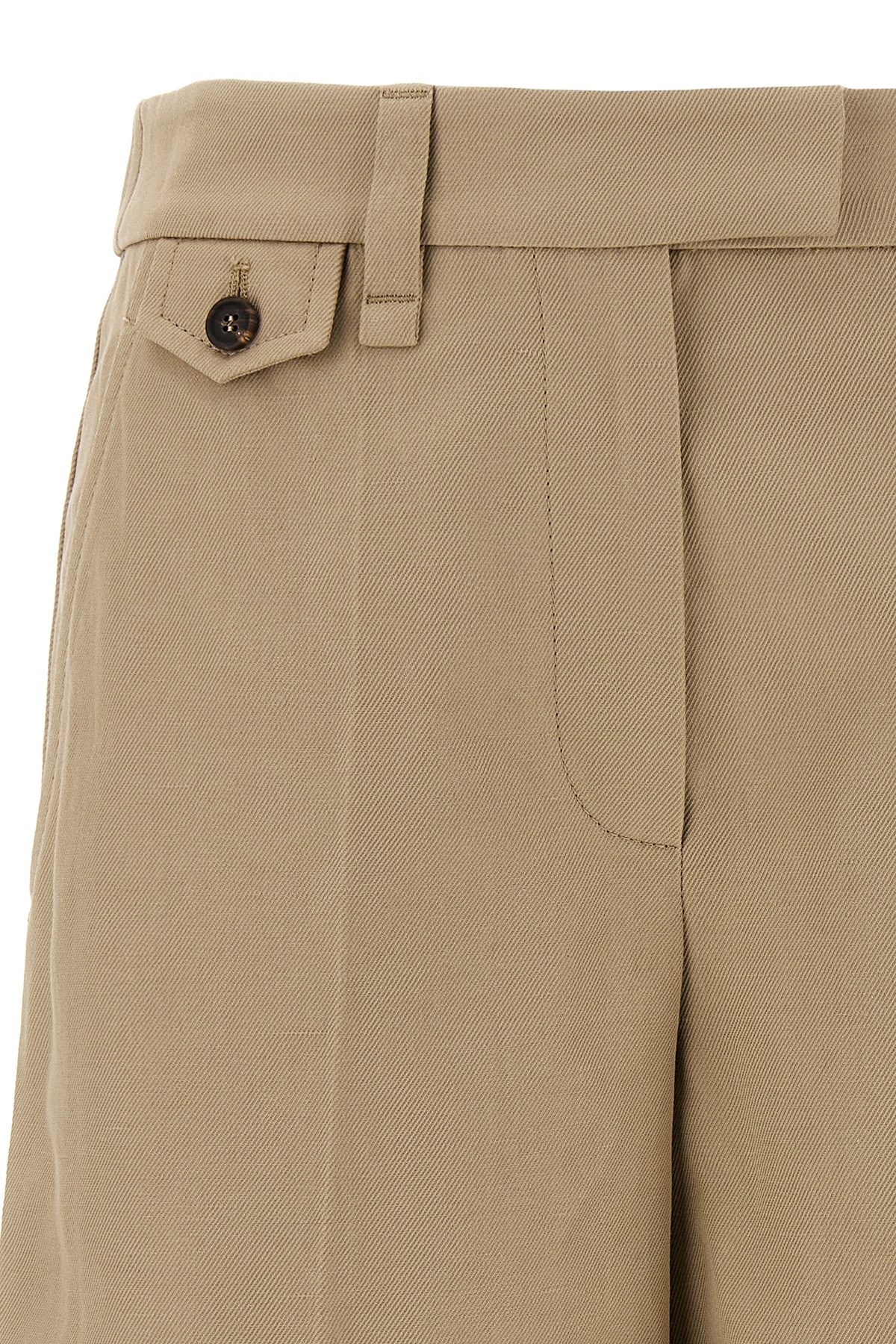Shop Brunello Cucinelli Turn-up Bermuda Shorts In Nude