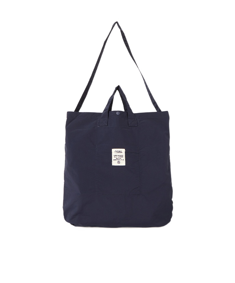 Nanamica Logo Shoulder Bag In Blue