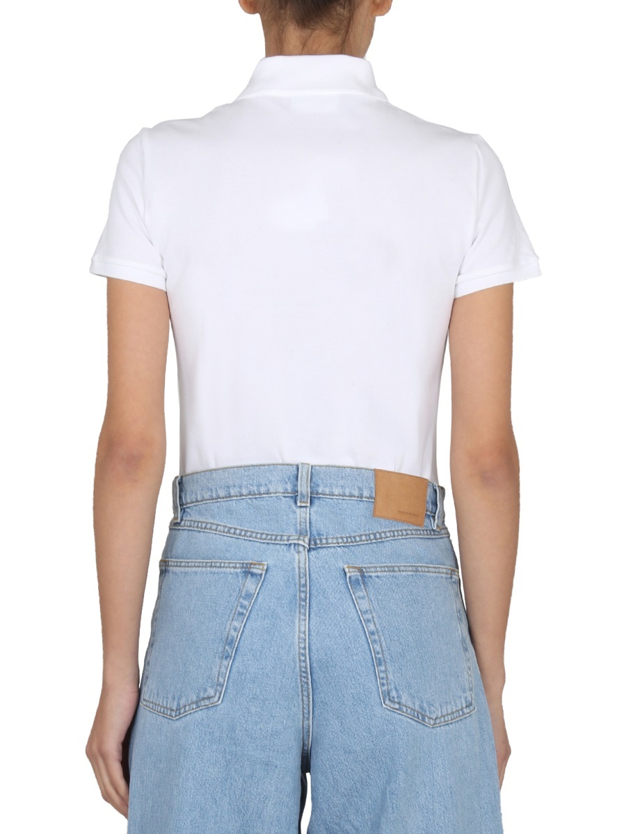 Lacoste Short Sleeve Polo Shirt In White