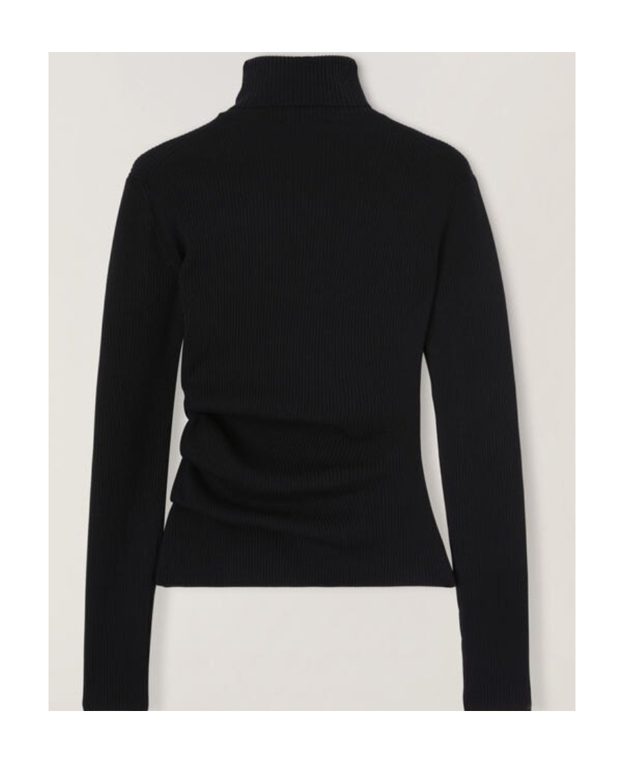 Loro Piana Long-sleeved High-neck Sweater In Black