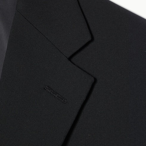 Gucci Single-breasted Wool Jacket In Black