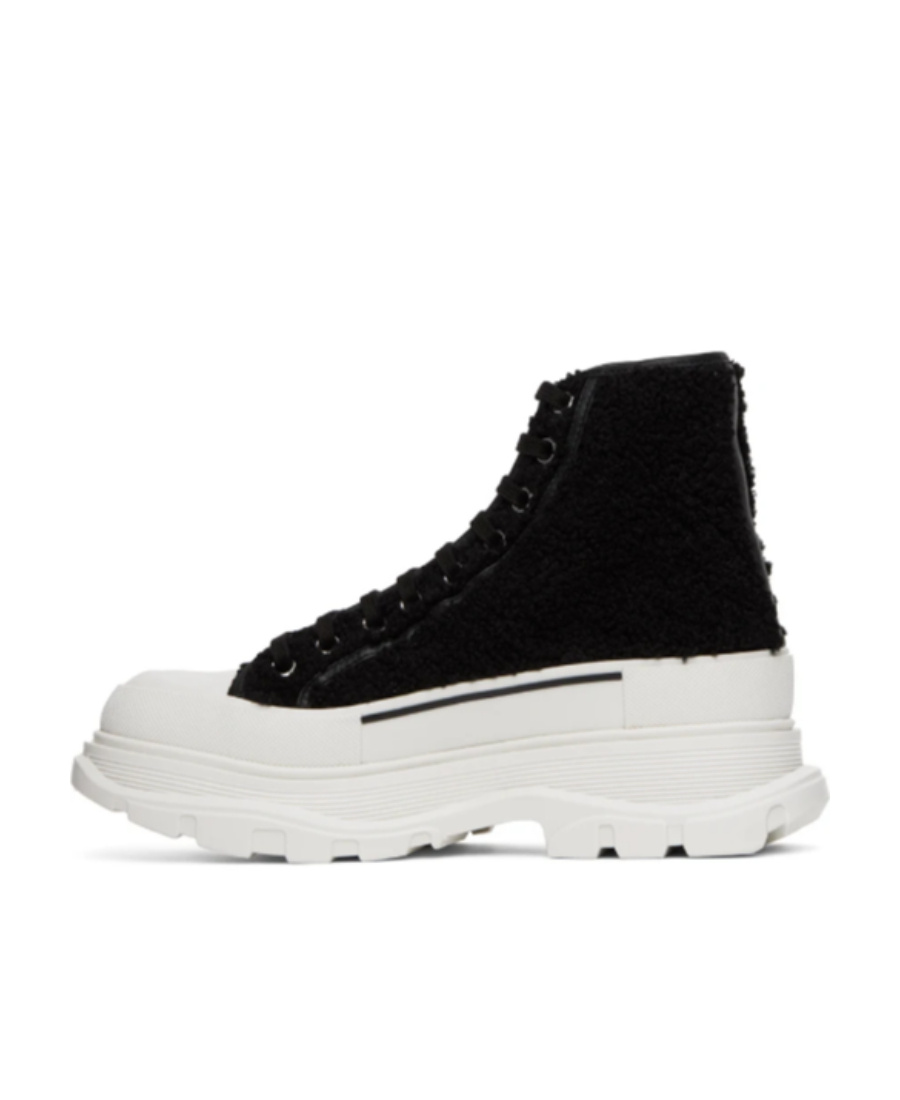 Alexander Mcqueen High-top Leisure Sneakers In Black