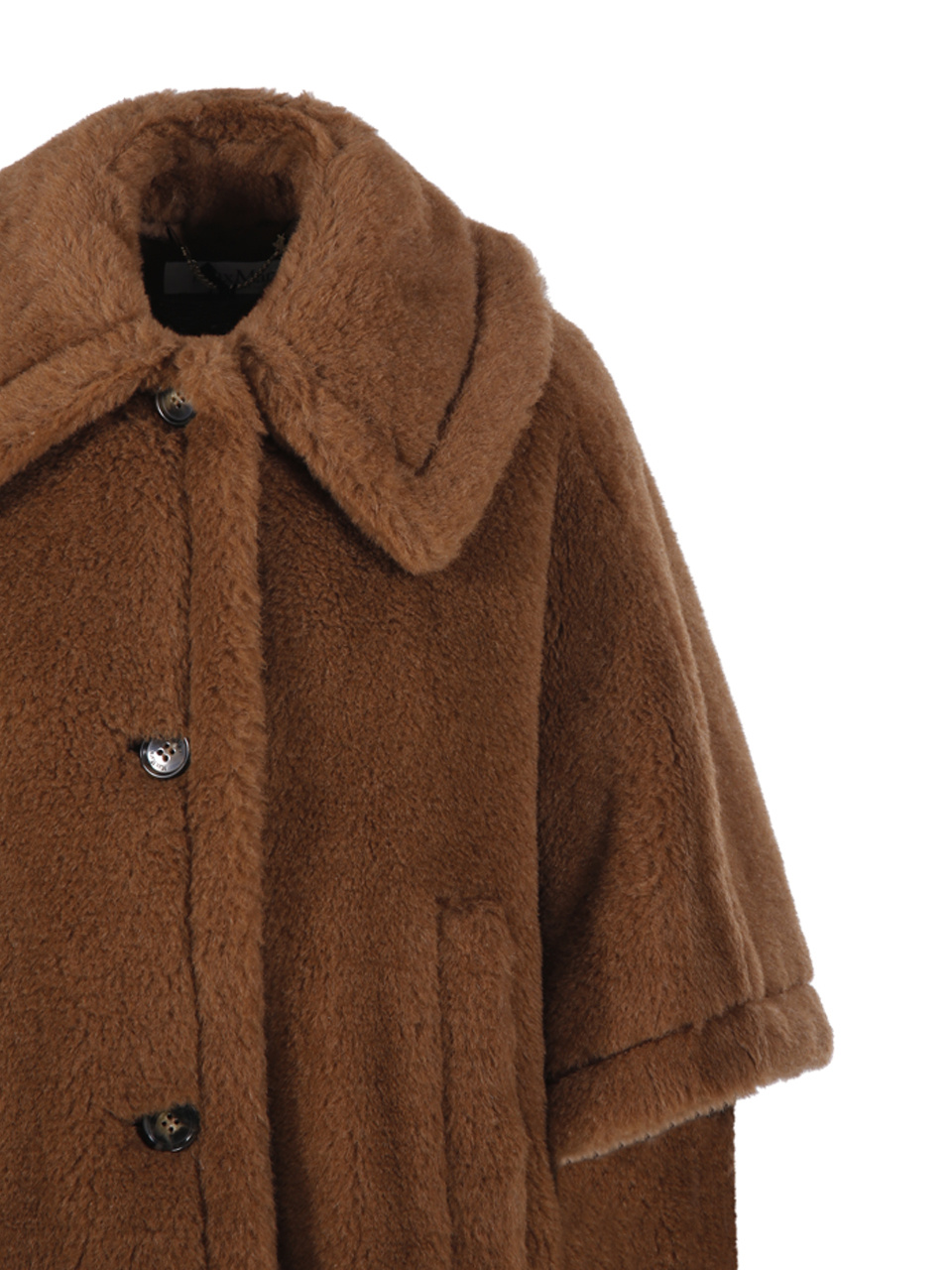 Max Mara Single-breasted Coat In Brown