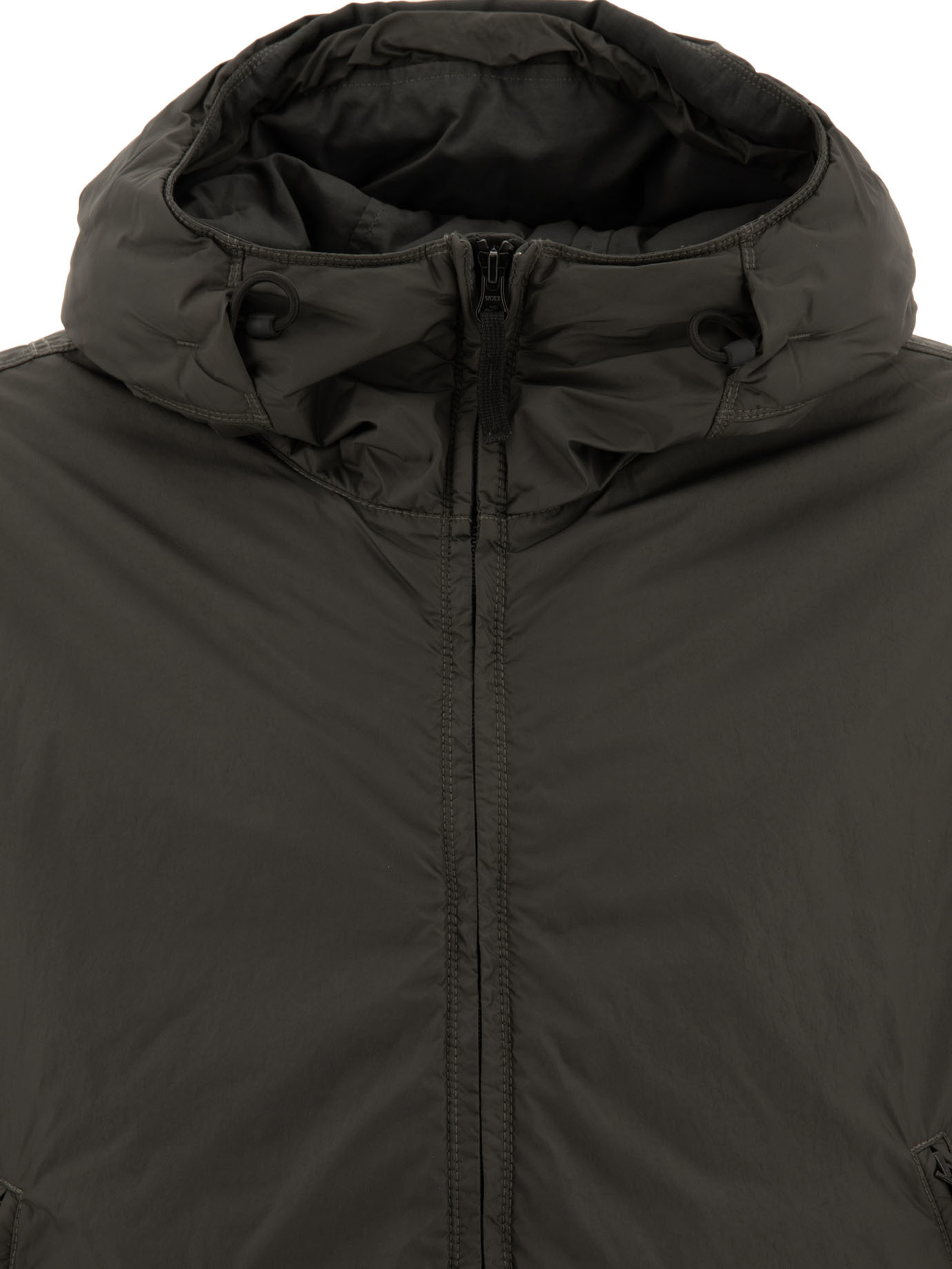 Stone Island Compass-badge Jacket In Gray