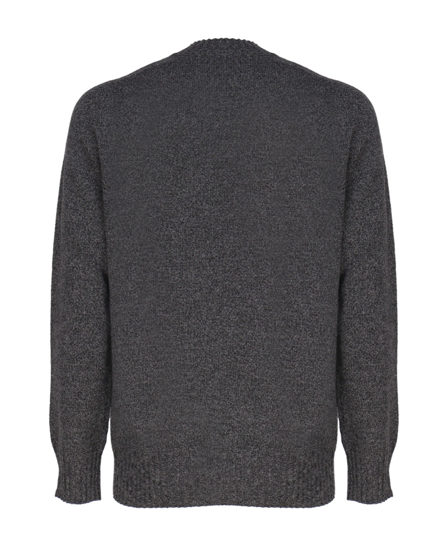 Malo Cashmere Crew-neck Sweater In Gray