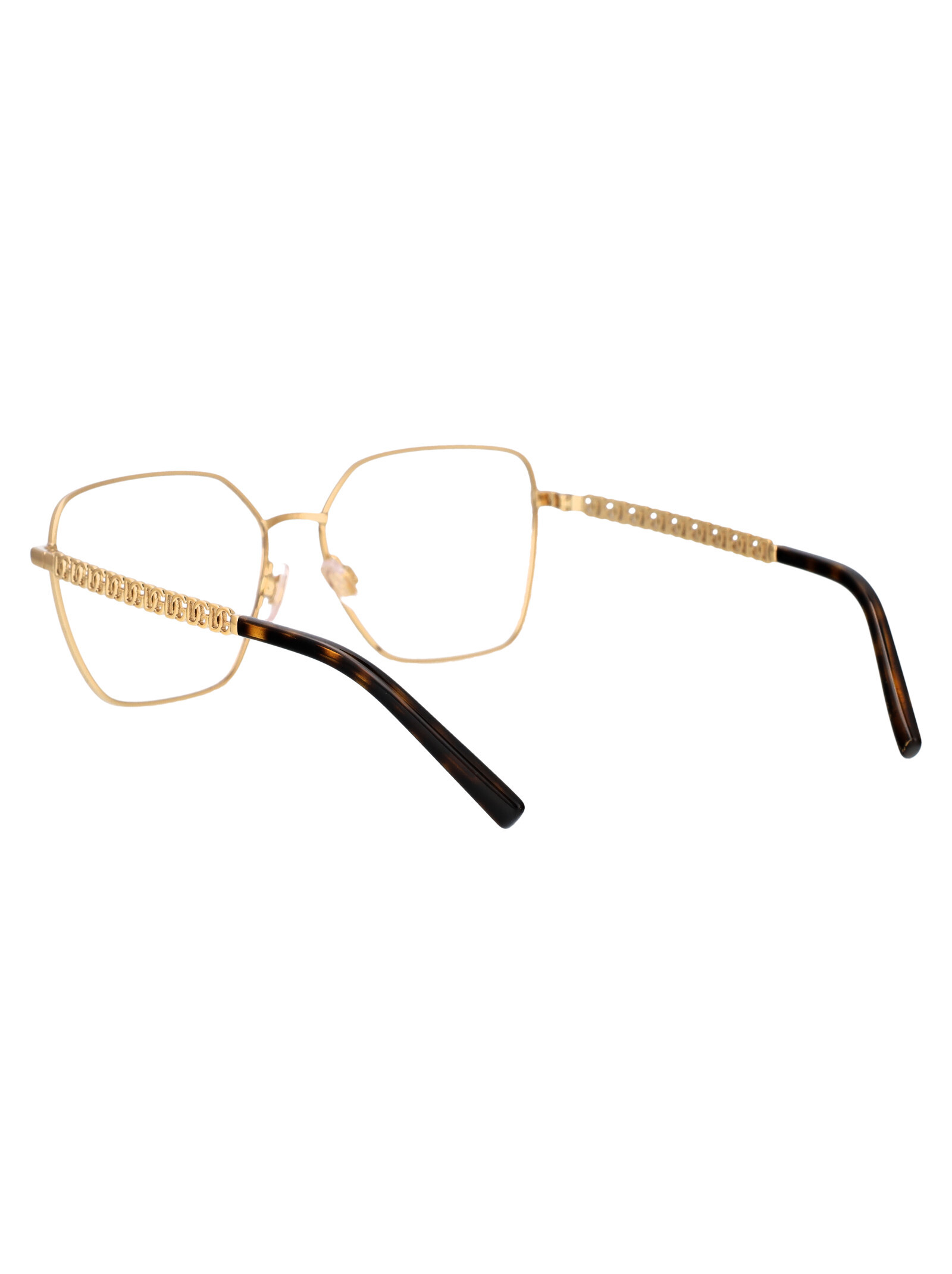 Dolce & Gabbana Tortoiseshell-effect Square-frame Glasses