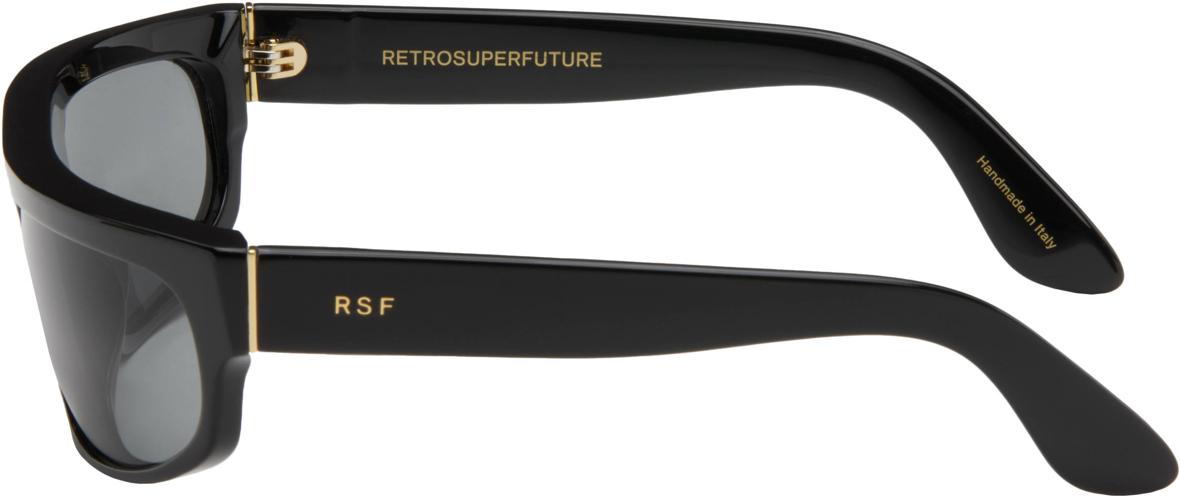 Retrosuperfuture Zam Aviator Frame Sunglasses In Black