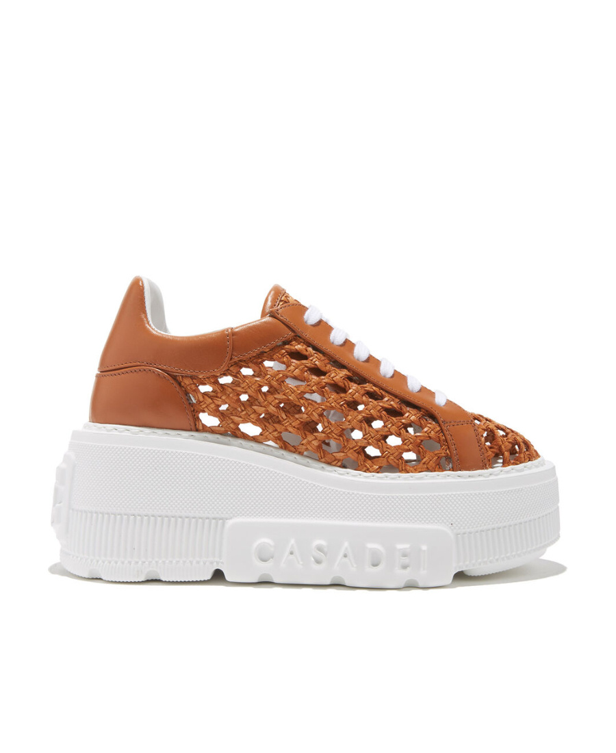 Casadei Nexus Versilia Platform Sneakers In White