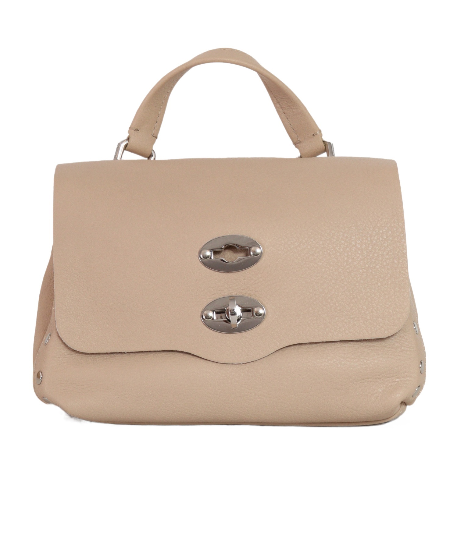 Zanellato Flip Shoulder Bag In Nude
