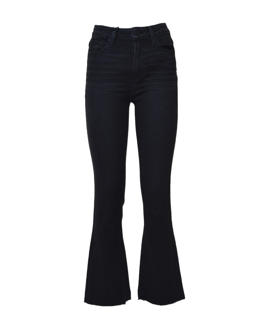 PAIGE MID-RISE CROPPED JEANS