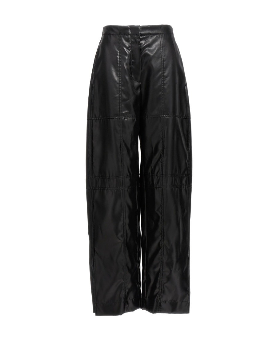 Jil Sander High-waisted Straight-leg Trousers In Black
