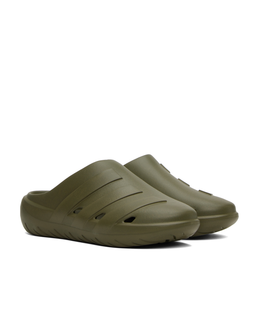 Adidas Originals Adicane Slippers In Green