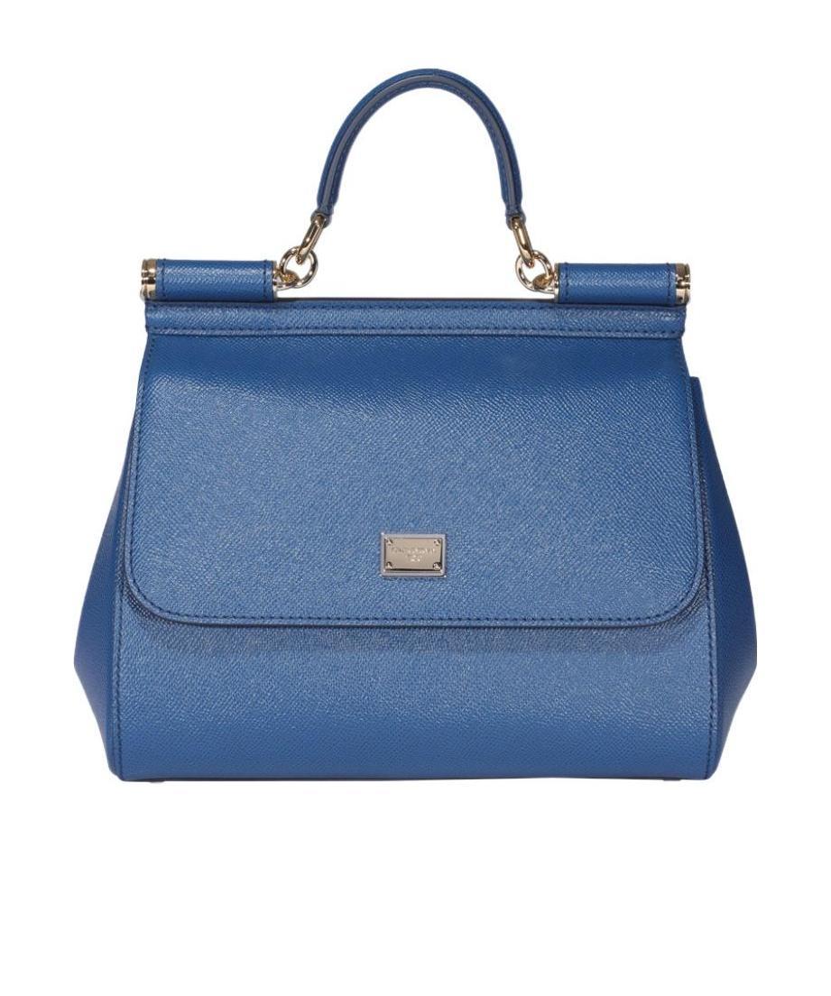 Dolce & Gabbana Sicily Tote Bag In Blue