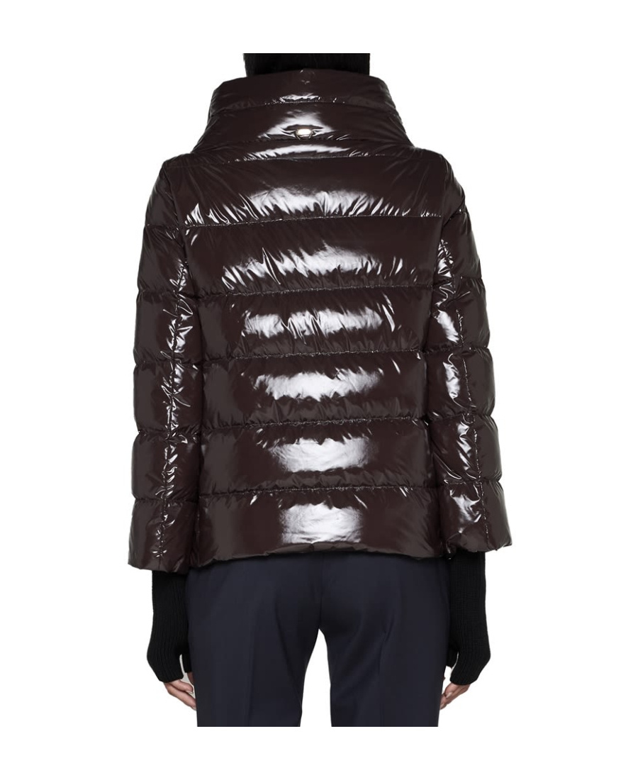 Herno Zip-up Padded Down Jacket In Black