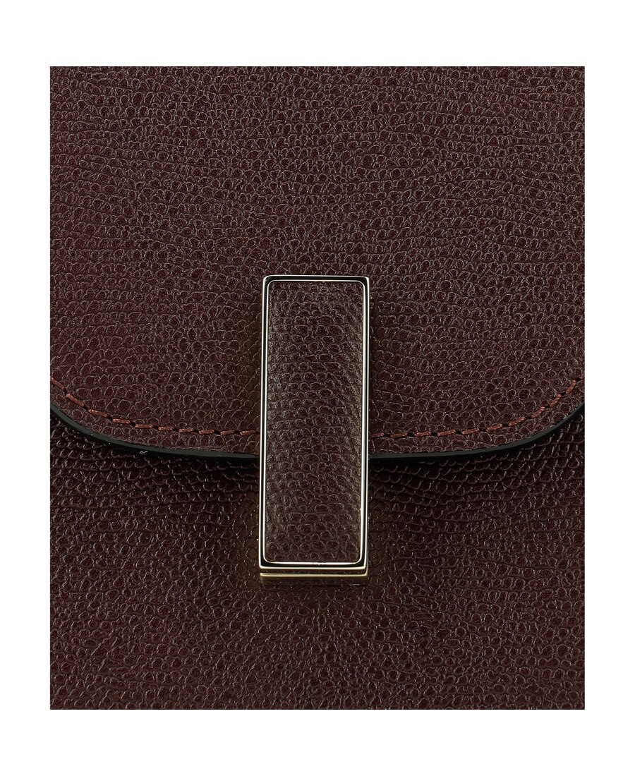 Valextra Iside Mini Tote Bag In Burgundy