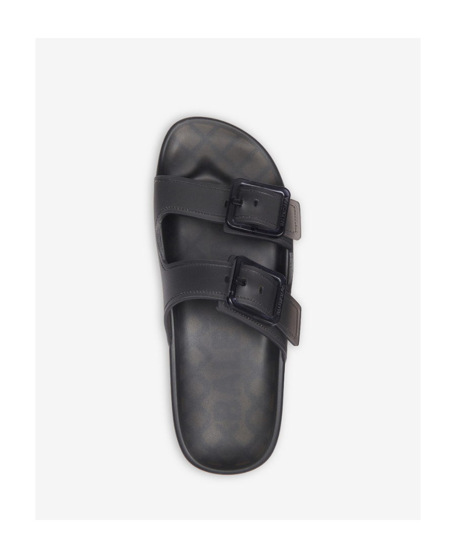 Balenciaga Mallorca Round-toe Sandals In Black