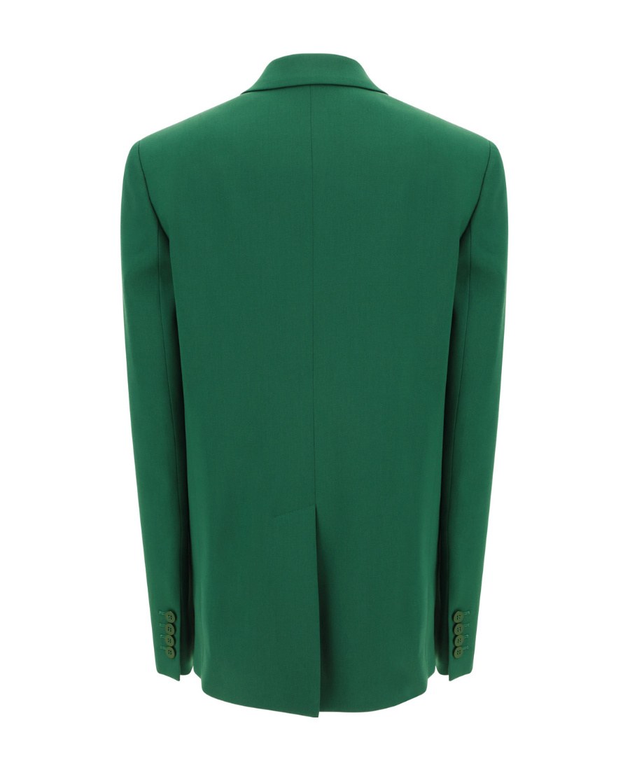Attico Single-breasted Blazer In Green