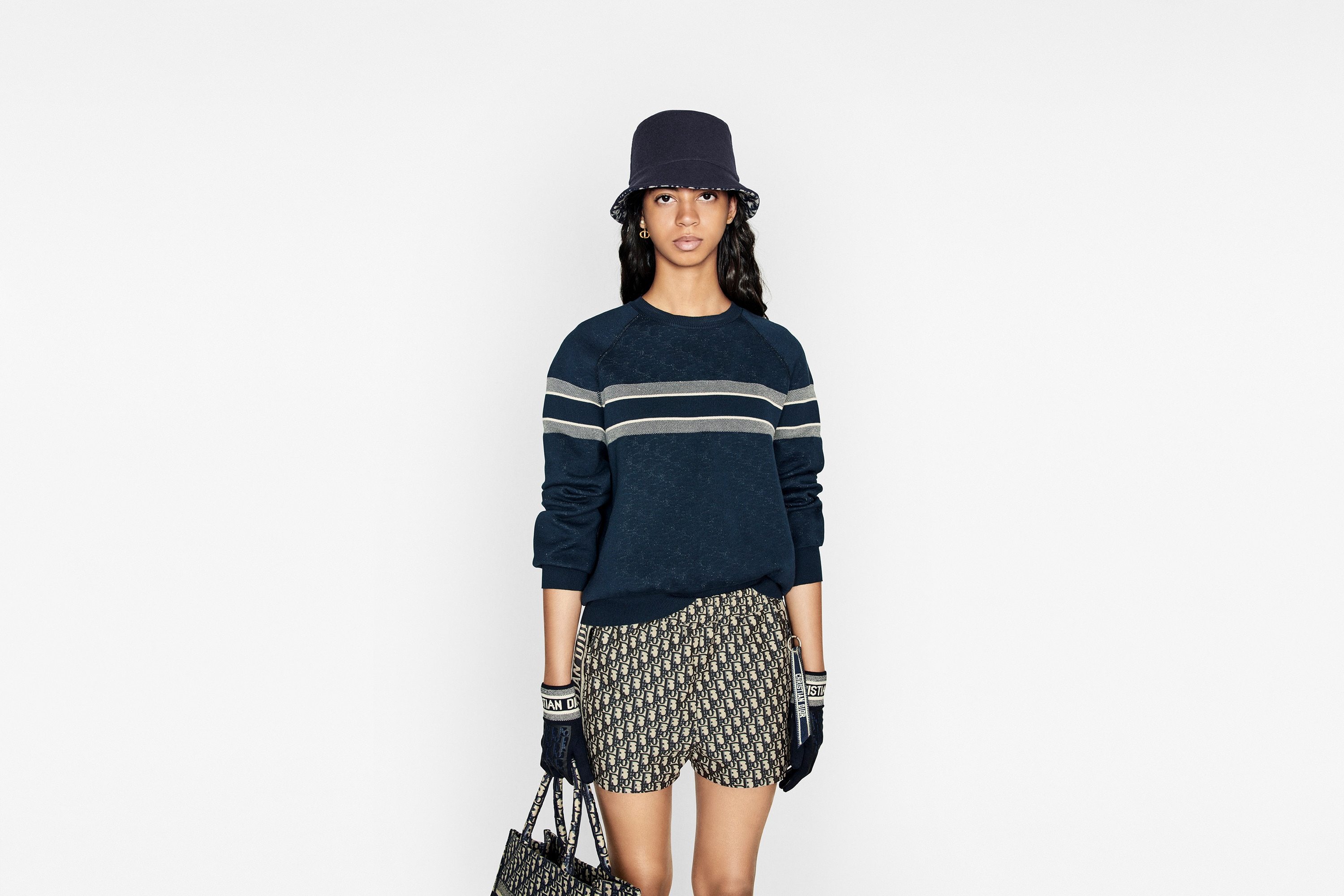Dior Reversible  Chic Small Brim Bucket Hat