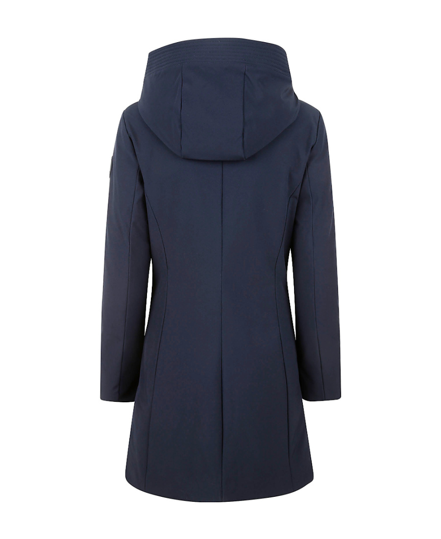 Woolrich Firth Hooded Cotton Suit In Black