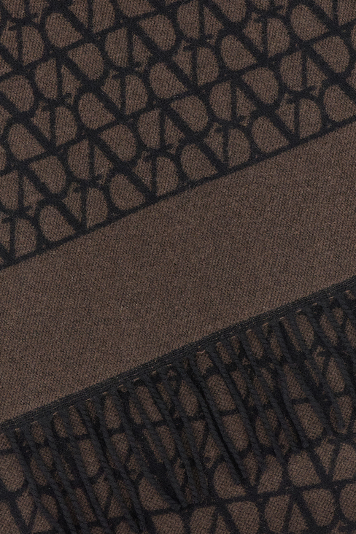 Valentino Toile Iconographe Wool-blend Scarf In Black