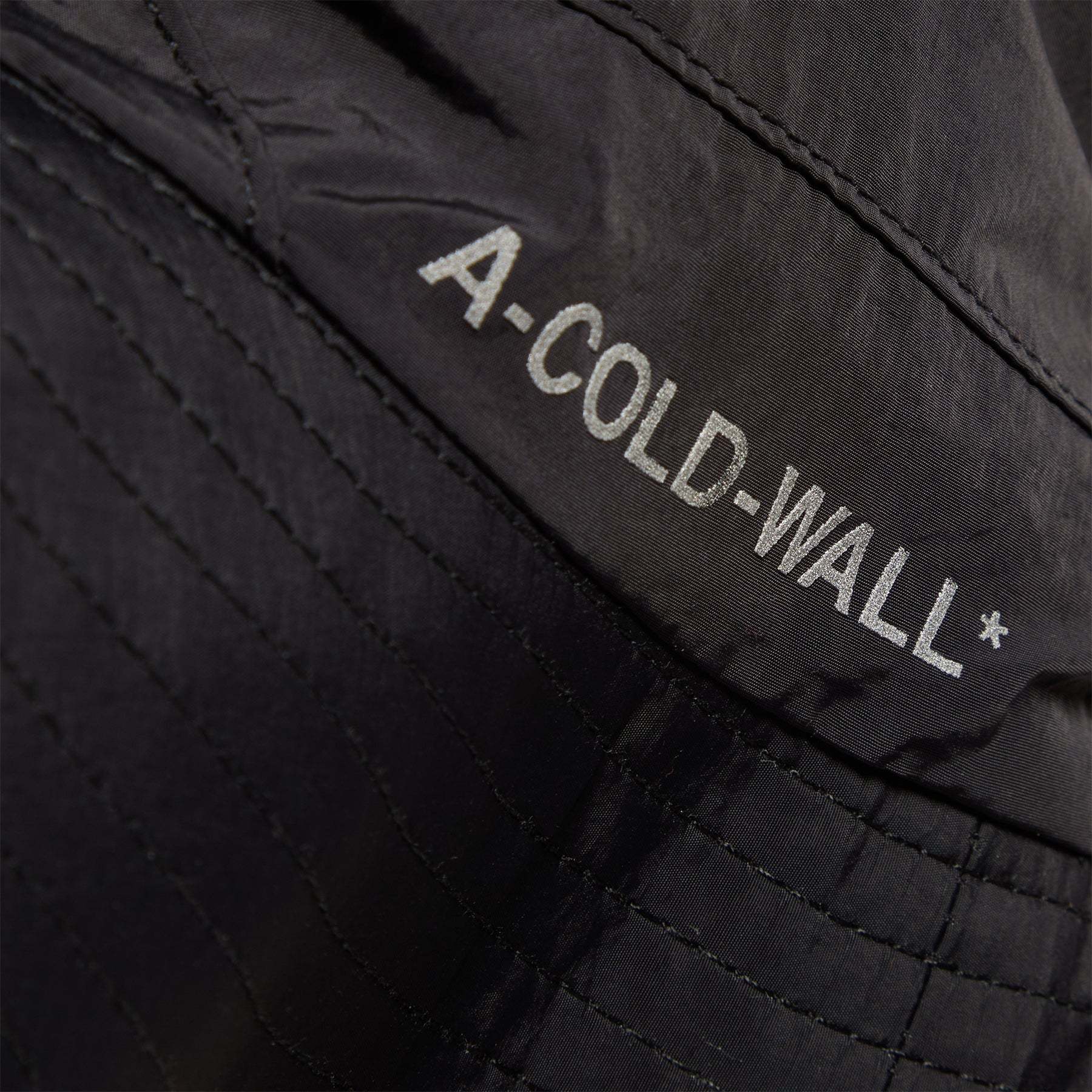 A-cold-wall* Utile Drawstring Bucket Hat In Black