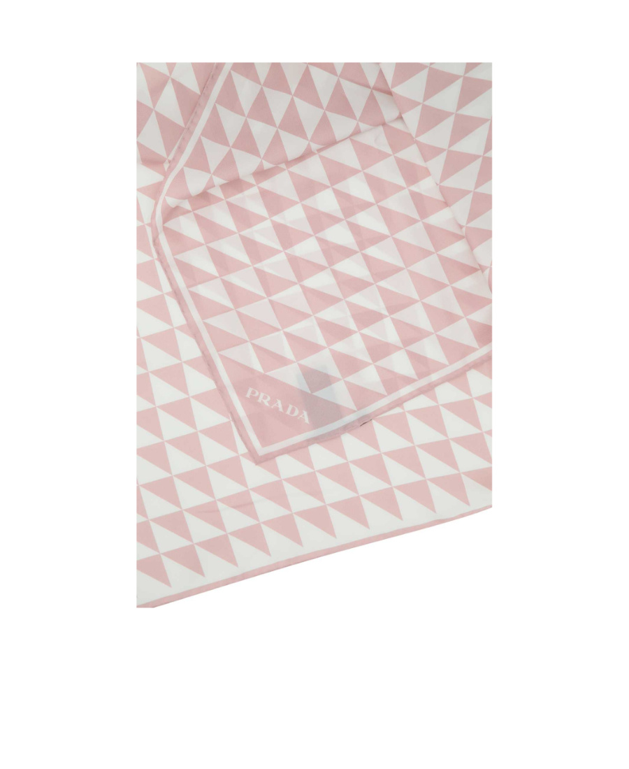 PRADA PRINTED TWILL SCARF