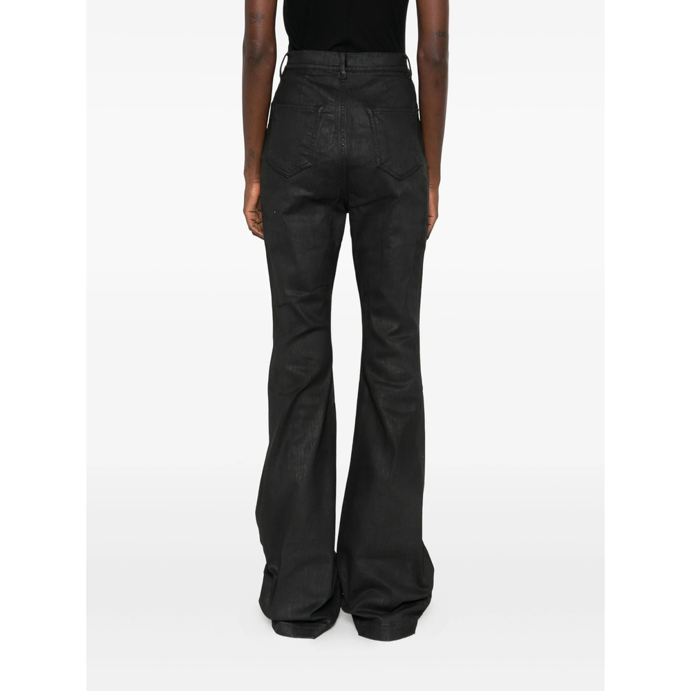 Rick Owens Drkshdw Five-pockets Jeans In Black