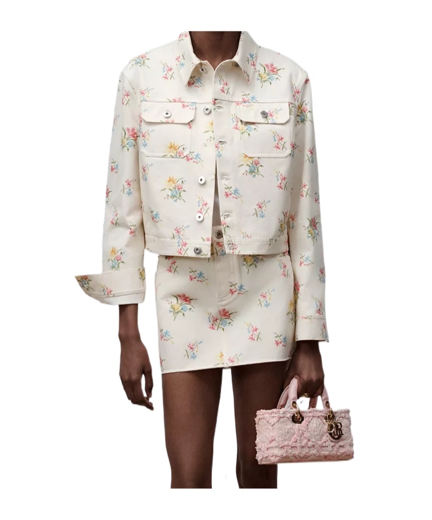 Dior Long-sleeve Casual Jacket In Off White