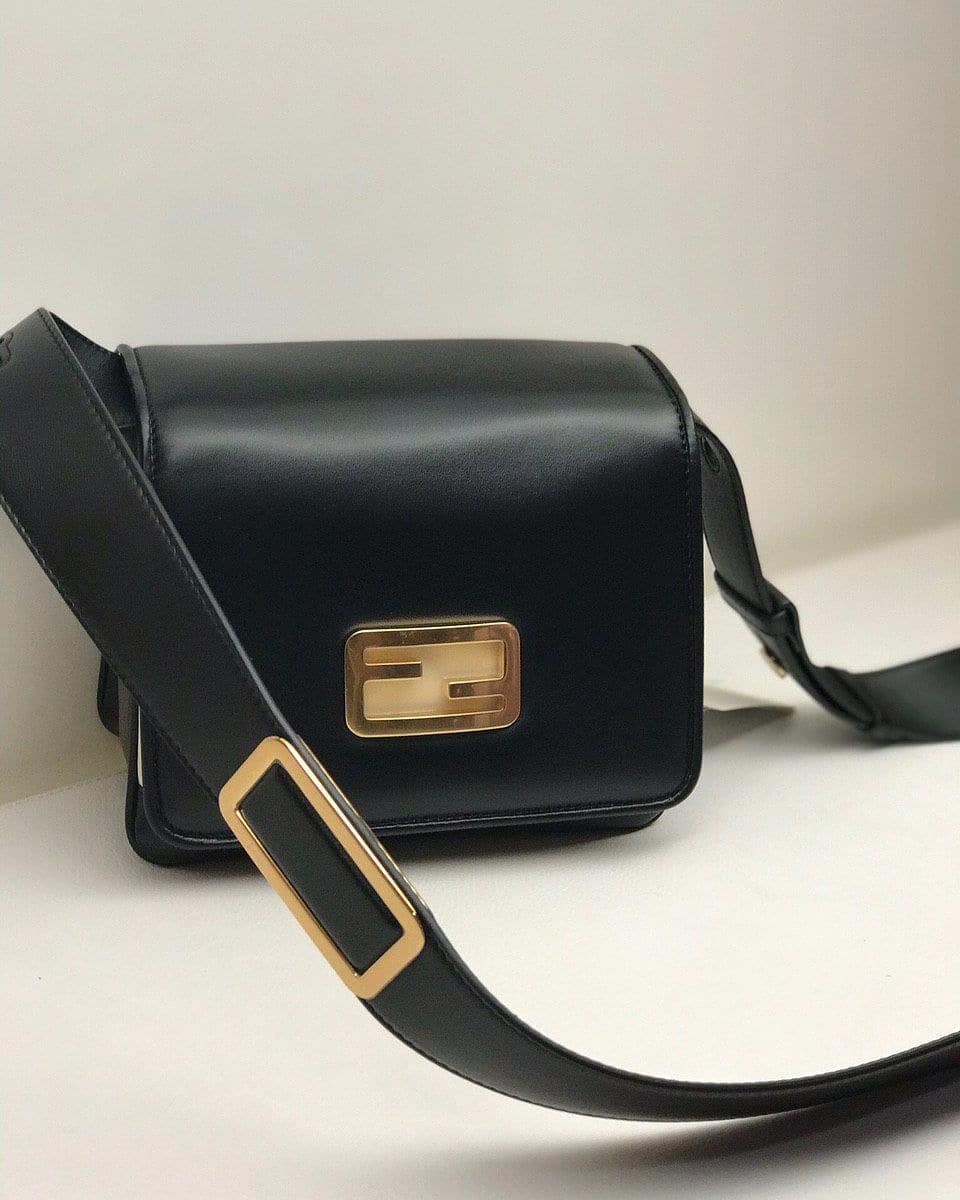 Shop Fendi Medium Id Shoulder Bag