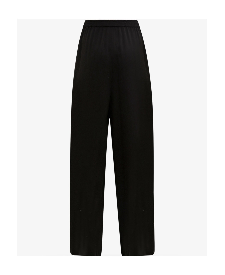Max Mara Wide-legged Casual Pants In Black