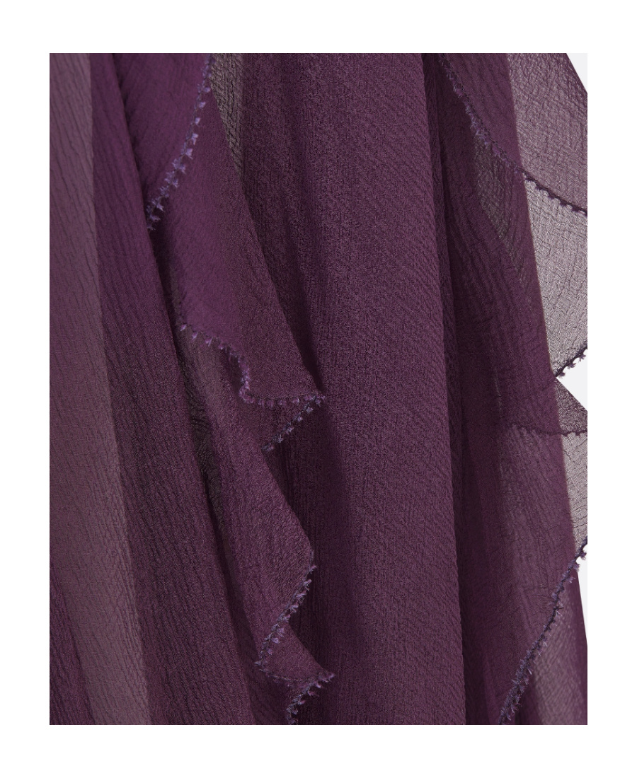 Dior Tulle Dress In Purple
