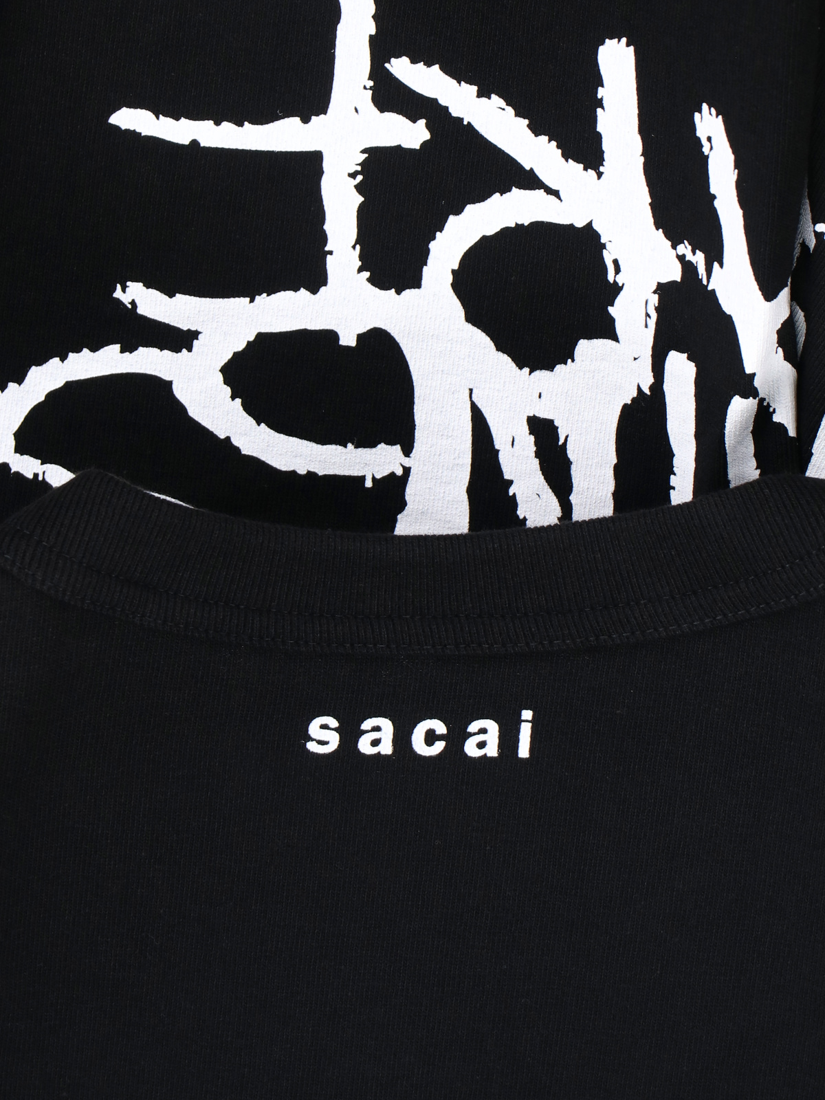 Sacai Where The Wild Things Are T-shirt In Black