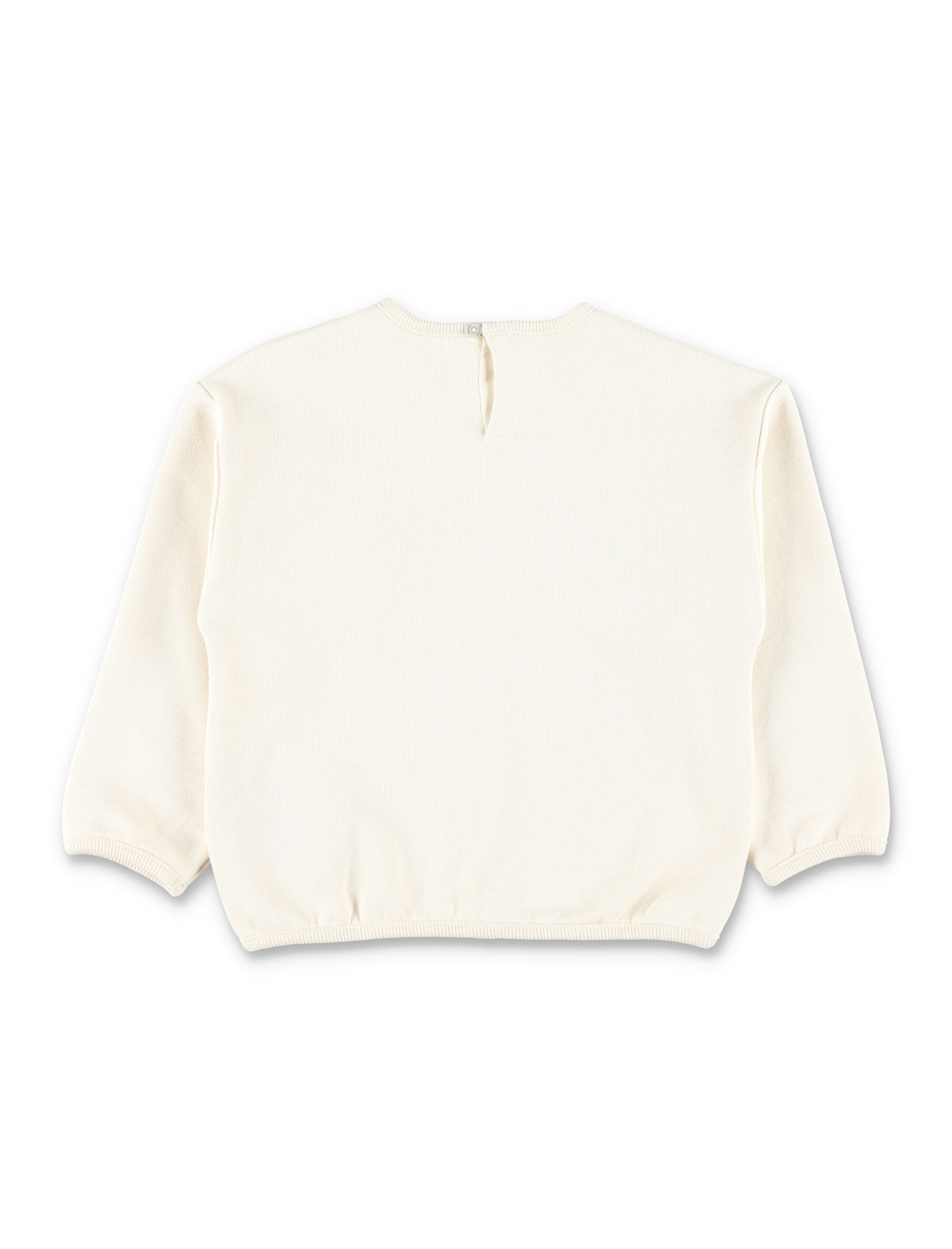 Gucci Baby Cotton Sweatshirt With Web In Gray