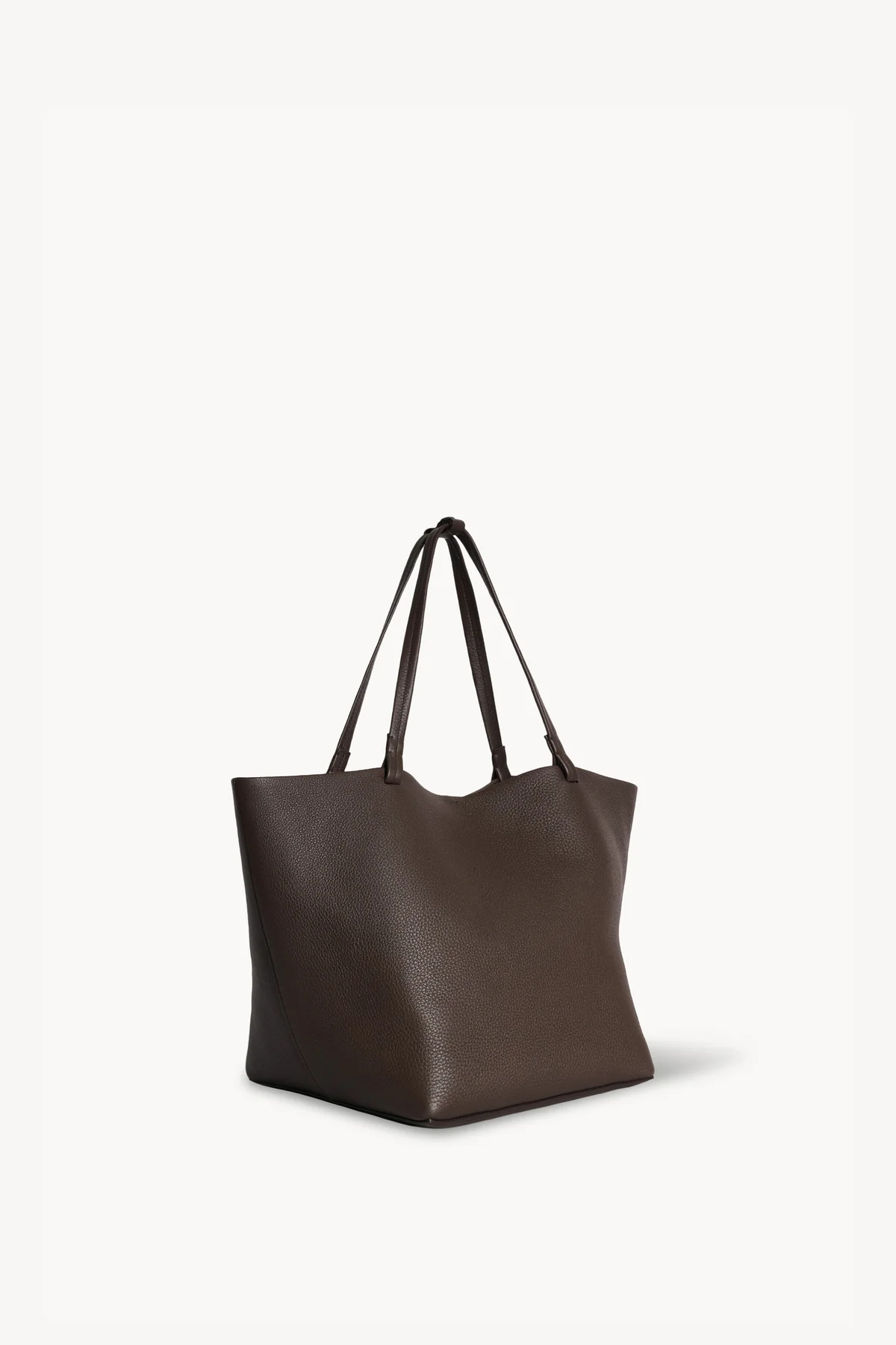 The Row Park Tote Three Bag In Leather In Brown