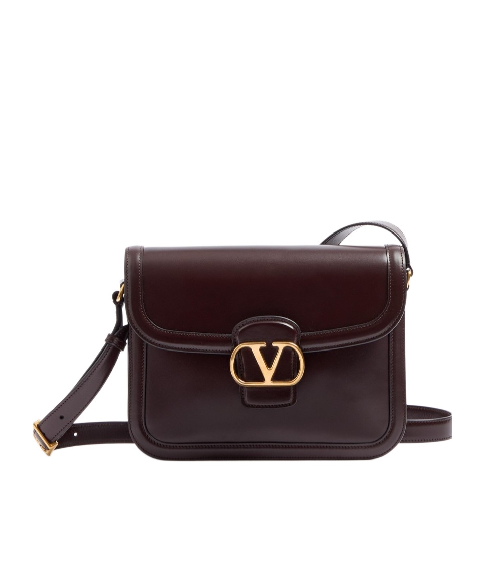 Valentino 9to5 Foldover Top Shoulder Bag In Black