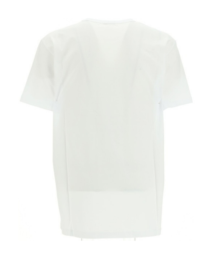 ALEXANDER MCQUEEN ALEXANDER MCQUEEN LOGO EMBROIDERED CREWNECK T-SHIRT