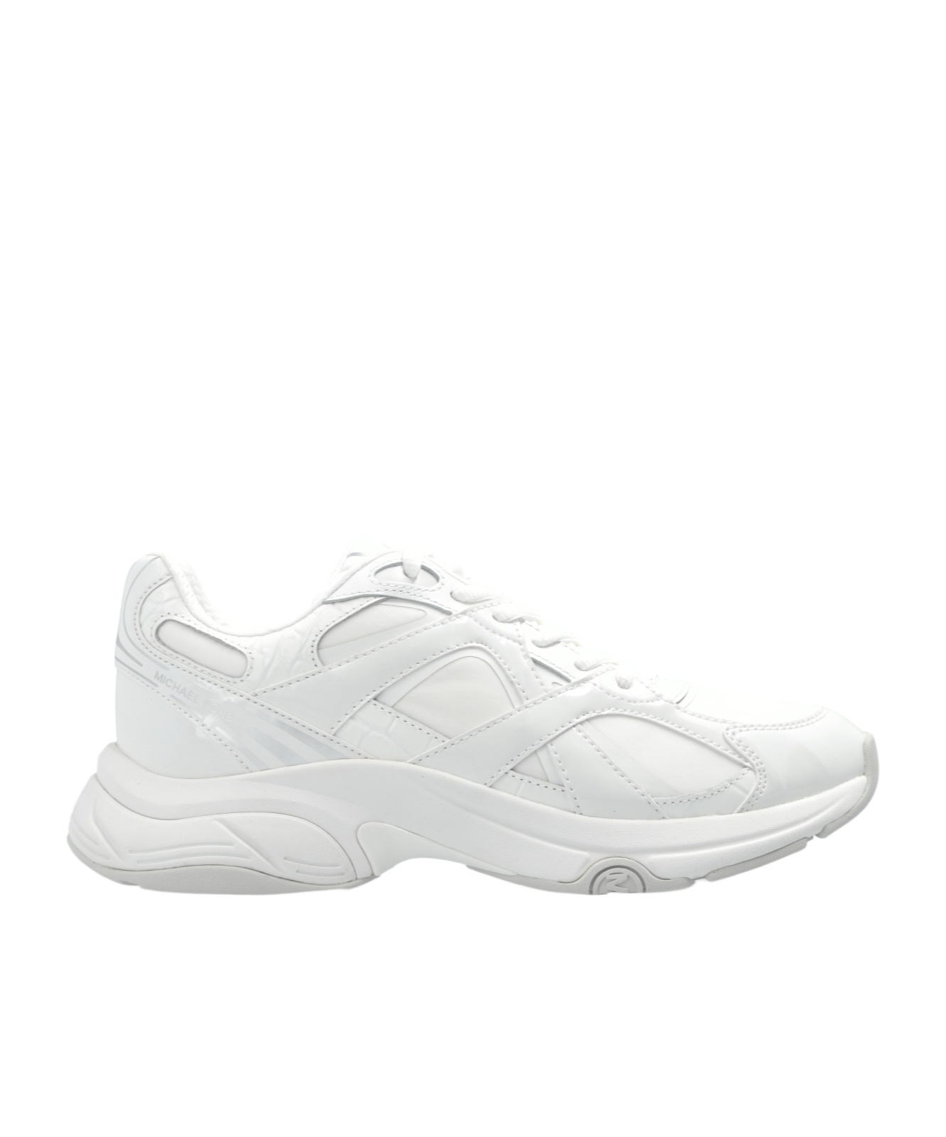 Shop Michael Michael Kors Leo Trainers In White
